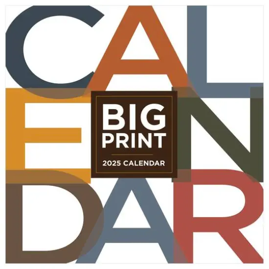 TF Publishing 2025 Big Print Wall Calendar {1}