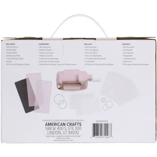 We R Memory Keepers&reg; Mini Evolution&trade; Pink Die Cut Machine Kit {6}