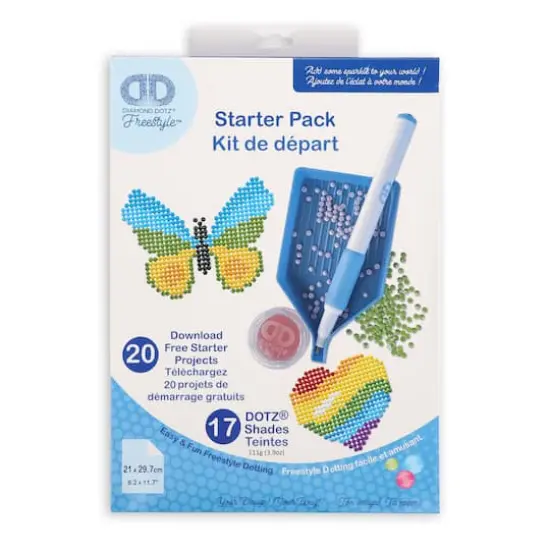 Diamond Dotz&reg; Designer Starter Diamond Painting Kit {3}