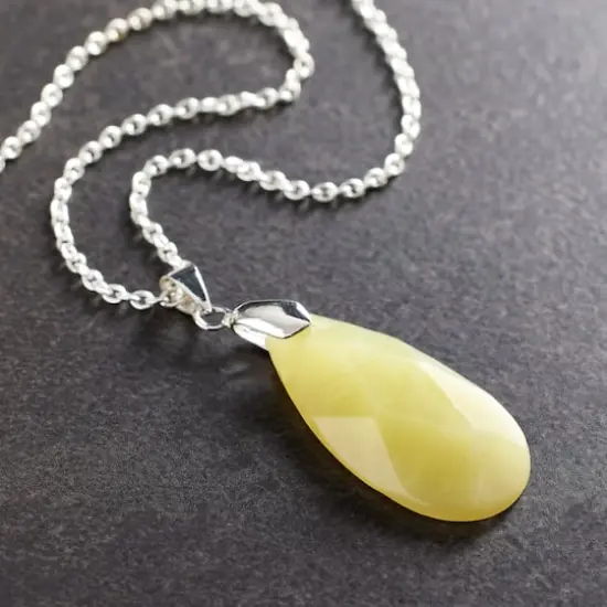 Lemon Jade Teardrop Pendant by Bead Landing&trade; {3}
