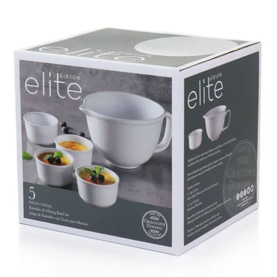 Gibson Elite&reg; Ramekin & Mixing Bowl Set {6}