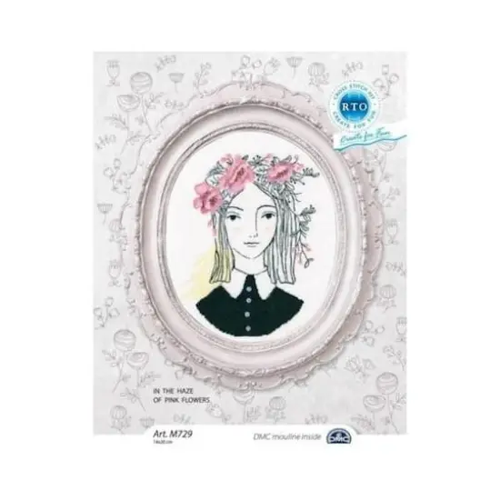 RTO Cross-stitch Kit "In the haze of pink flowers" {3}