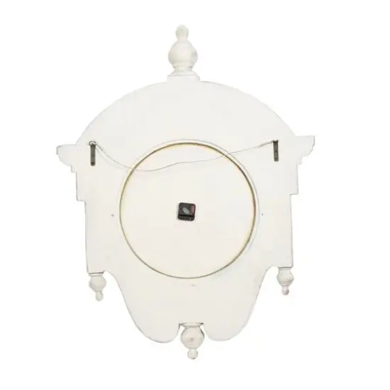 Light Brown Vintage Fiberglass Wall Clock, 44" x 34" {7}