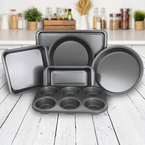 Gibson Home Metallux 6-Piece Bakerware Set {10}