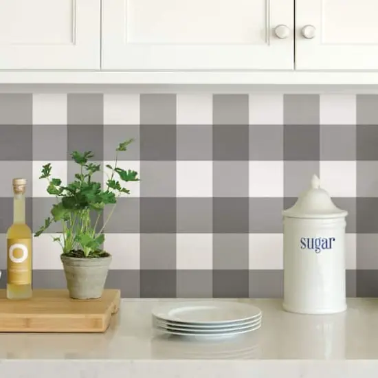 InHome Homestead Plaid Peel & Stick Wallpaper {4}