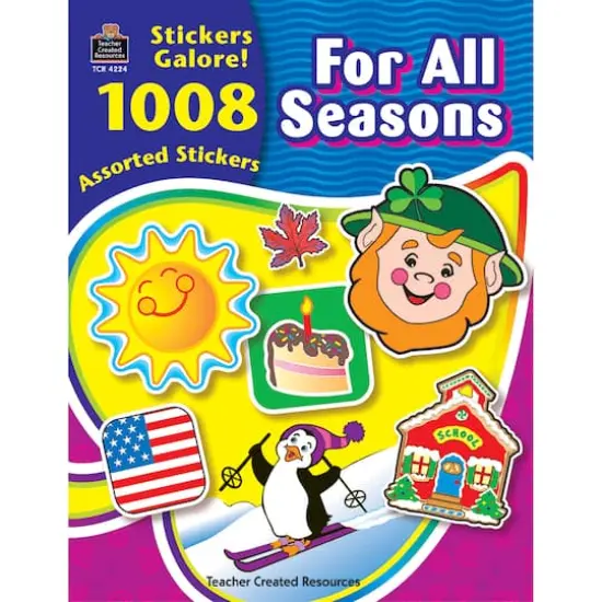 Teacher Created Resources For All Seasons Sticker Book {1}