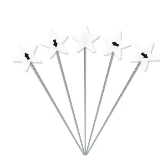 Dritz&reg; White Star Flat Head Pins With Numbers & Directional Arrows, 115ct. {6}