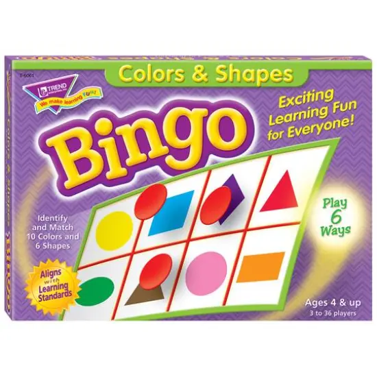 Trend Enterprises&reg; Colors & Shapes Bingo {1}
