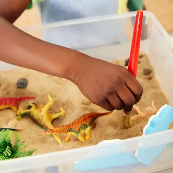 Creativity for Kids&reg; Dinosaur Dig Sensory Bin {7}