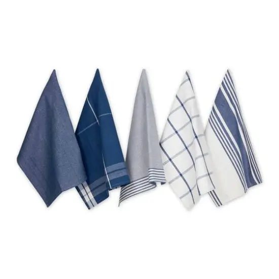 DII&reg; Classic Oversized Woven Dishtowels Set Lemongrass {2}
