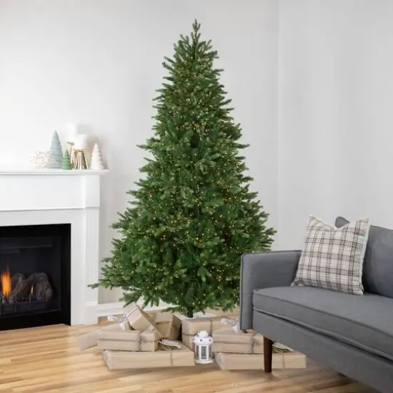7.5ft. Pre-Lit Real Touch&trade;️ Riverton Fir Artificial Christmas Tree, Clear LED Lights {3}