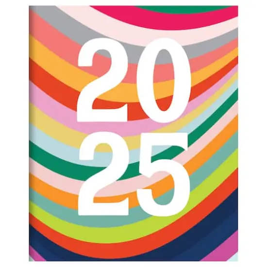 TF Publishing 2025 Color Swoops Large Monthly Planner {1}