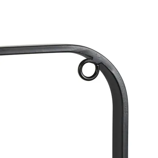 Black Bird with White Floral Patterns Open Frame Metal Wire Wall D&eacute;cor Set {4}