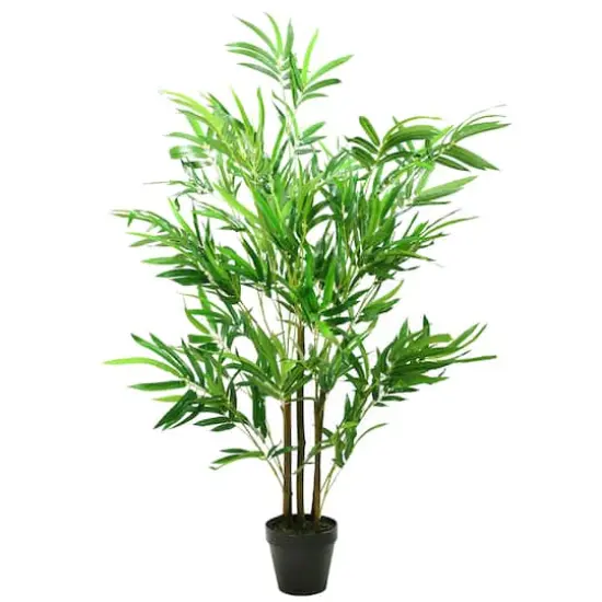 4ft. Two-Tone Green Potted Bamboo Plant {1}