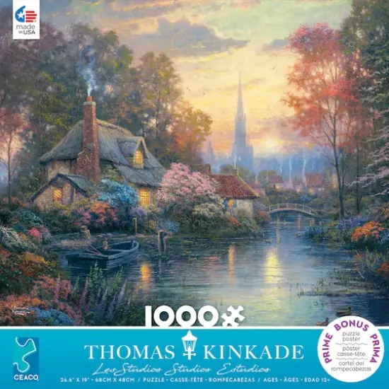 Assorted Thomas Kinkade 1,000-Piece Jigsaw Puzzle {9}
