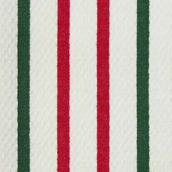 DII&reg; Holiday Stripes Heavyweight Dishtowel & Dishcloth Set {5}