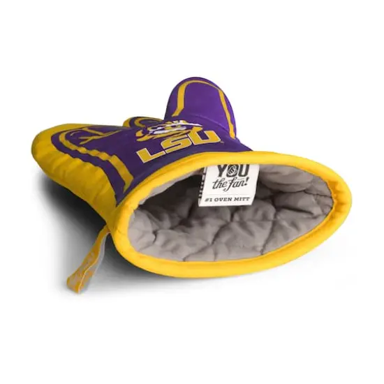 Quilted No.1 Oven Mitt LSU Tigers {5}