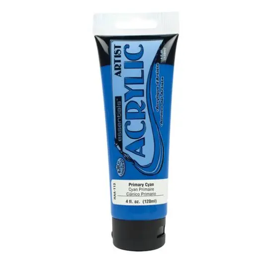 Royal & Langnickel&reg; Essentials&trade; Artist Acrylic Paint, 120mL Primary Cyan {1}