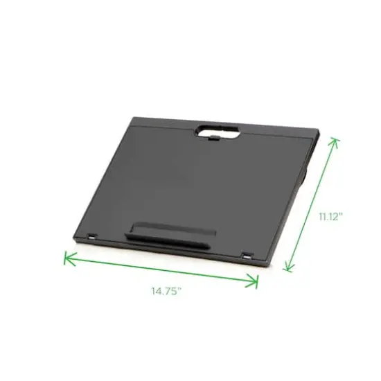 Mind Reader 14.75" Adjustable 8 Position Laptop DeskBlack {3}