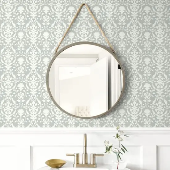 Surface Style Peacefulness Peel & Stick Wallpaper Pewter {3}