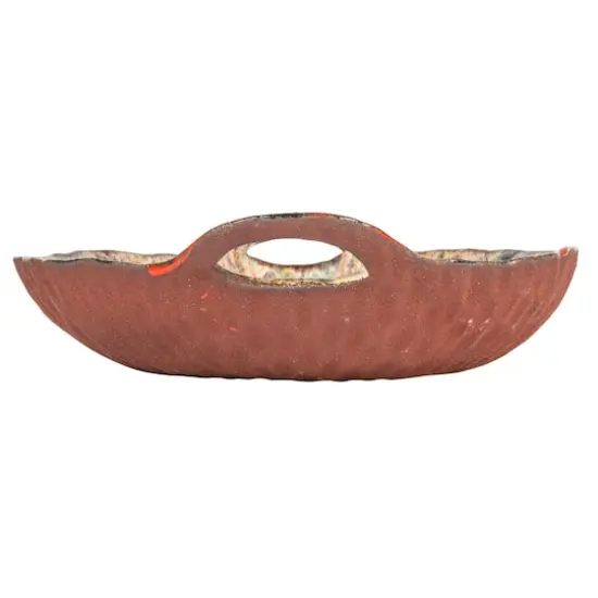 Hello Honey&reg; 10.75" Multicolor Round Stoneware Bowl with Handles {6}