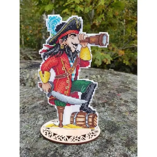 MP Studia Brave Pirate Plastic Canvas Counted Cross Stitch Kit {9}