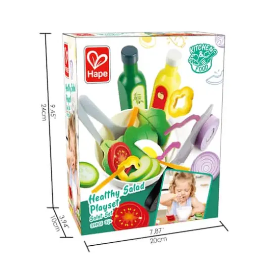Hape Kitchen Healthy Salad Food Playset {3}