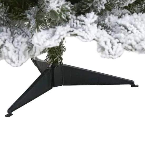 3ft. Pre-Lit Flocked North Carolina Fir Artificial Christmas Tree with Warm White Lights {5}