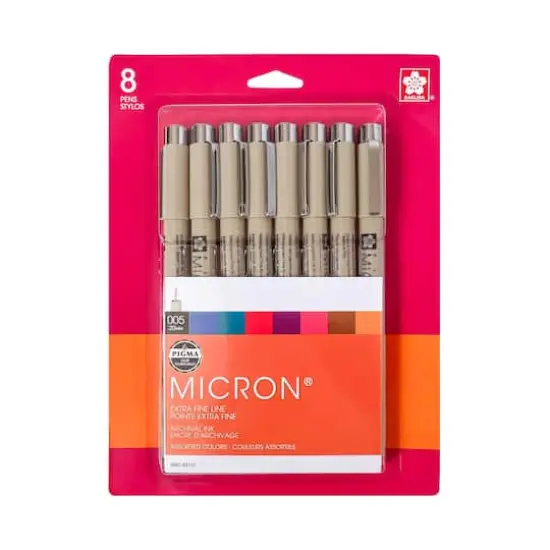 Pigma&reg; Micron&trade; 005 Extra Fine 8 Color Pen Set {1}