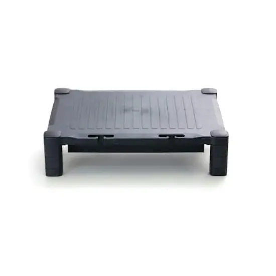 Mind Reader Black Monitor Stand Riser With Drawer Storage {5}