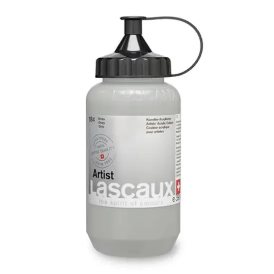 Lascaux Artist Acrylic Paint, 390mL 184 Grey {1}