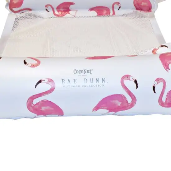 Rae Dunn 4.5ft. Pretty in Pink Flamingo Pattern Hammock Pool Lounger {6}