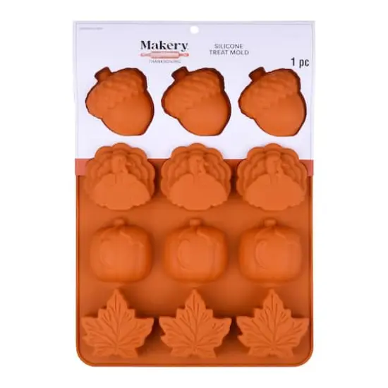 Large Thanksgiving Icons Silicone Treat Mold by Makery&trade; {5}