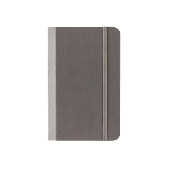 Fabriano&reg; Ecoqua Plus Dotted Fabric-Bound Notebook Gray {1}