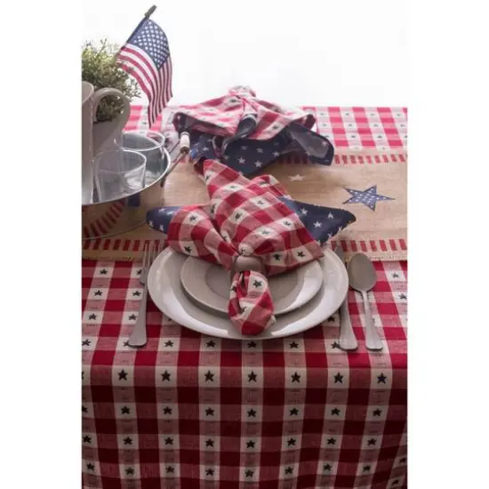 DII&reg; Star Check Napkin, 6ct. {3}