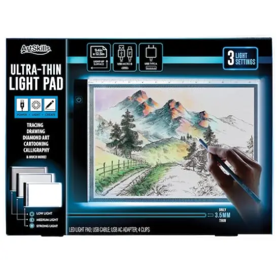 ArtSkills Ultra-Thin LED Light Pad {3}