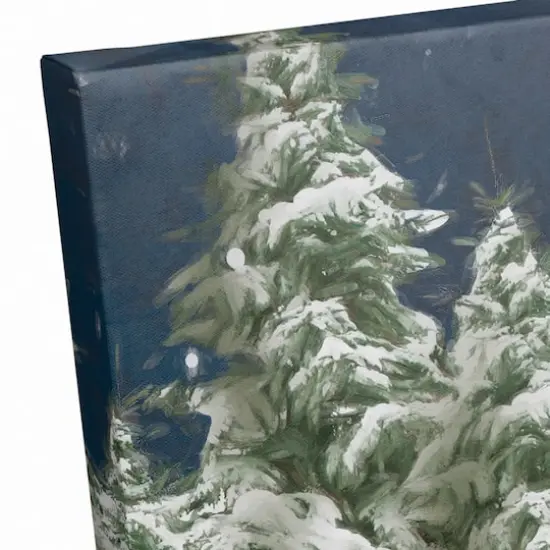 Train Santa 24" x 24" Canvas Wall Art {4}