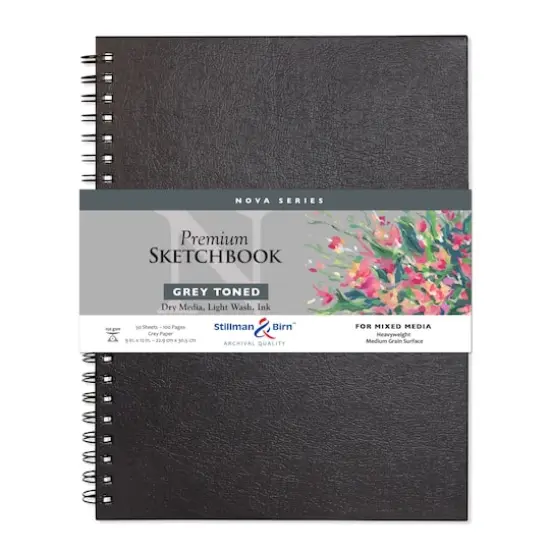 Stillman & Birn&trade; Nova Series Grey Toned Premium Mixed Media Sketchbook {1}