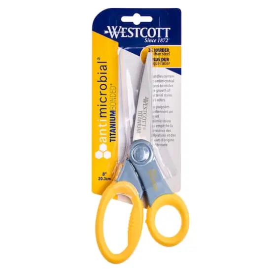 Westcott&reg; 8" Hard Handle Anti-Microbial Scissors {5}