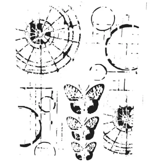 The Crafter's Workshop Specimen Stencil, 6" x 6" {1}