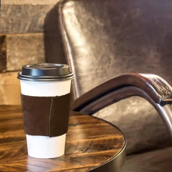 Chocolate Brown Suede Leather Trim by ArtMinds&trade; {1}