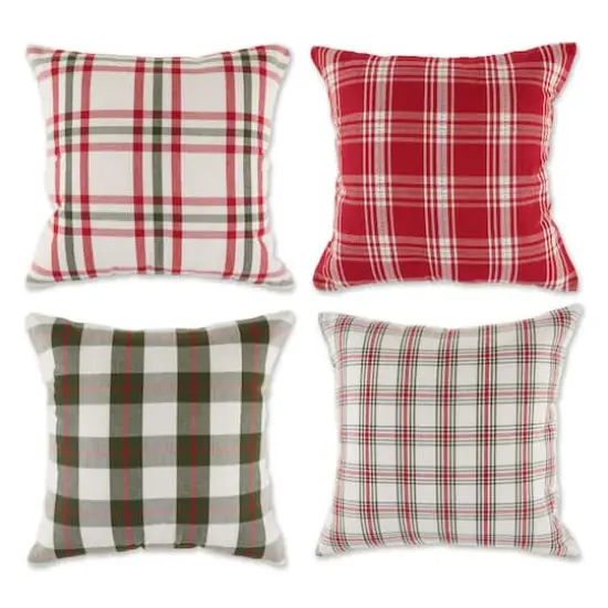 DII&reg; Farmhouse Christmas Plaid Pillow Cover Set {1}