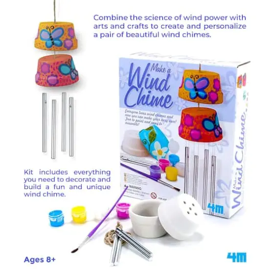 Toysmith 4M Make A Wind Chime Craft Kit {7}