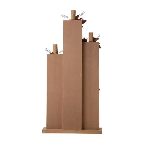 Glitzhome&reg; 30" Fall Lighted Pumpkin & Wreath D&eacute;cor {6}