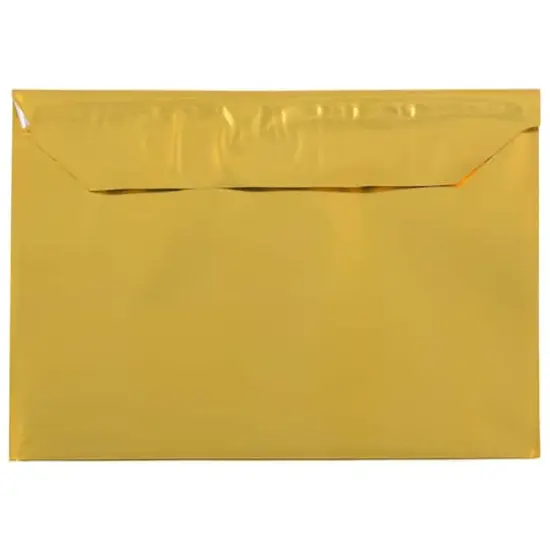 JAM Paper 5" x 6.125" Gold Foil Self Adhesive Closure Envelopes, 25ct. {5}