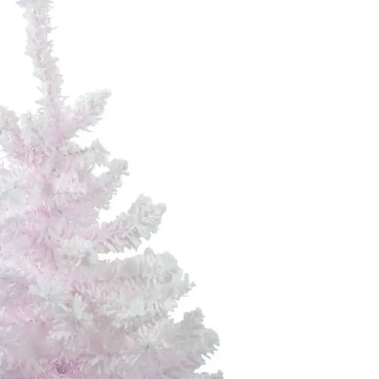 3ft. Unlit Madeline Pink Flocked Spruce Artificial Christmas Tree {3}