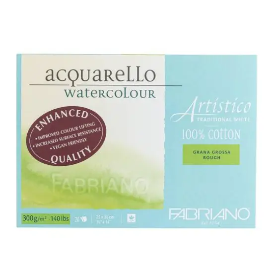 Fabriano&reg; Artistico Traditional White Rough Watercolor Block {1}