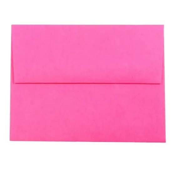 JAM Paper A2 Ultra Fuchsia Hot Pink Invitation Envelopes, 50ct. {1}
