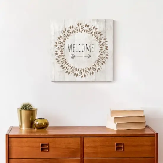 Autumn Welcome Canvas Wall Art {5}