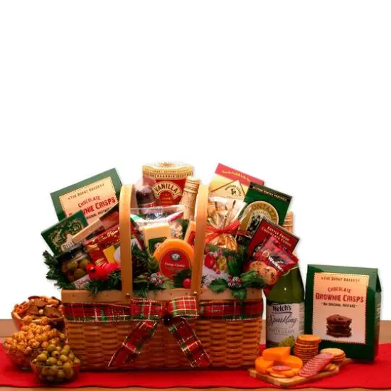 Holiday Greetings Gourmet Gift Hamper {1}